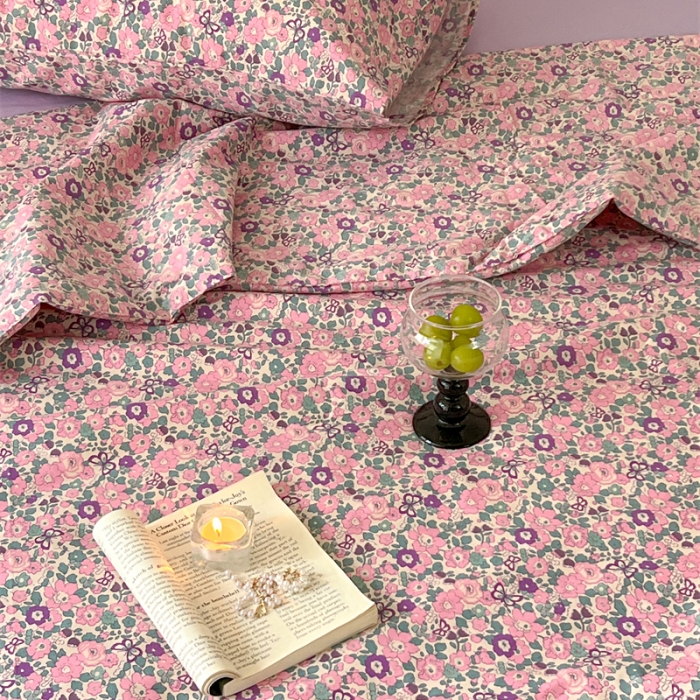 91家纺网 家纺一手货源 找家纺 棉眠 2023 全棉夏被 紫嫣夏被