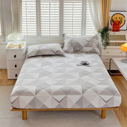 91家纺网 家纺一手货源 找家纺 （总）宝齐莱 2023新款全棉13372北欧风印花单品床笠