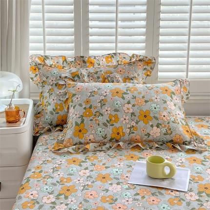 91家纺网 家纺一手货源 找家纺 （总）宝齐莱 2023新款全棉13372韩版印花枕套