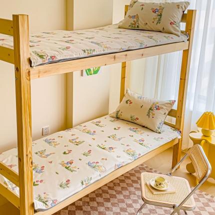 91家纺网 家纺一手货源 找家纺 （总）金丝鸟 2023新款全棉加水晶绒棉加绒床垫套