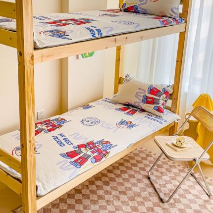 91家纺网 家纺一手货源 找家纺 金丝鸟 2023新款全棉加水晶绒棉加绒床垫套 变形战士