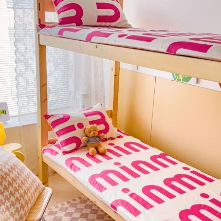 91家纺网 家纺一手货源 找家纺 金丝鸟 2023新款全棉加水晶绒棉加绒床垫套 粉mm