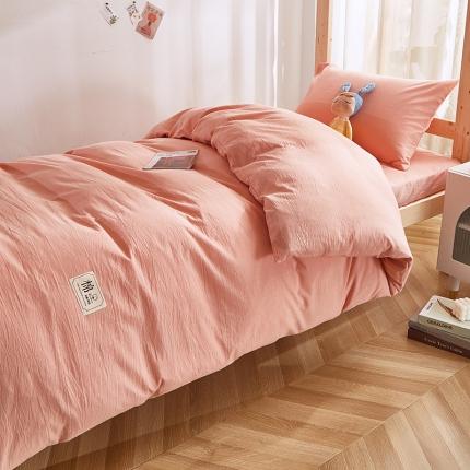 91家纺网 家纺一手货源 找家纺 艾佳宝贝 2023新款开学季上下铺全棉水洗棉套件