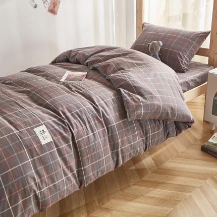 91家纺网 家纺一手货源 找家纺 艾佳宝贝 2023新款开学季上下铺全棉水洗棉套件