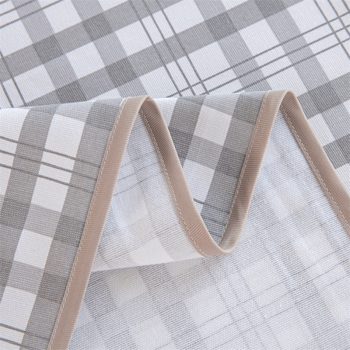 91家纺网 家纺一手货源 找家纺 首爱 2025新款原棉老粗布床单款三件套 高级灰格