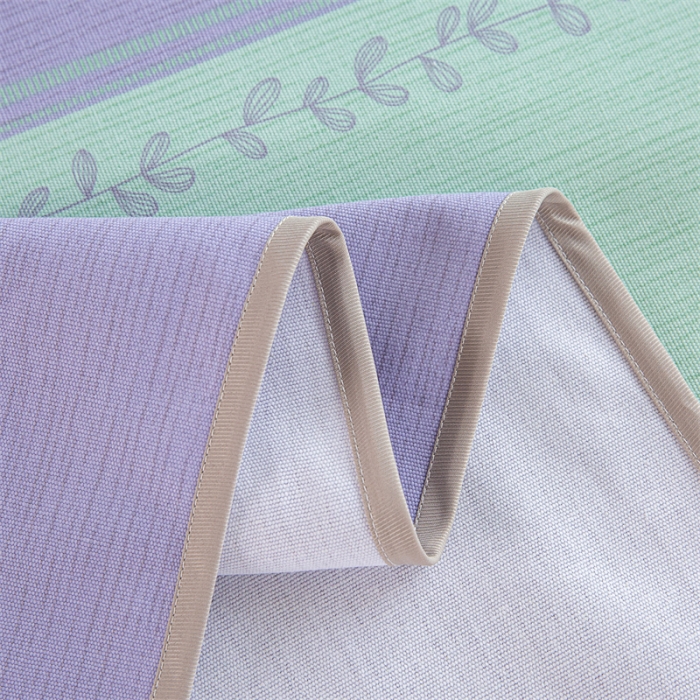 91家纺网 家纺一手货源 找家纺 首爱 2025新款原棉老粗布床单款三件套 简约条