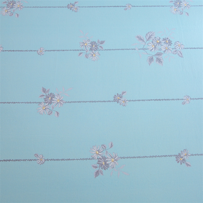 91家纺网 家纺一手货源 找家纺 首爱 2025新款原棉老粗布床单款三件套 悠然绽放—蓝