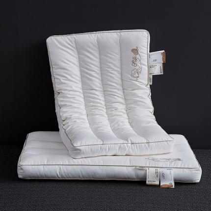 91家纺网 家纺一手货源 找家纺 乐可 2023新款全棉低平蚕咝枕 低平蚕咝枕-立体中枕