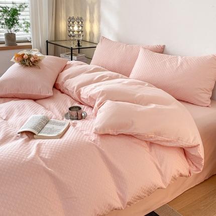 91家纺网 家纺一手货源 找家纺 （总）涵宸家纺 2023新款全棉提花菲比系列四件套