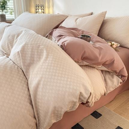 91家纺网 家纺一手货源 找家纺 （总）涵宸家纺 2023新款全棉提花菲比系列四件套