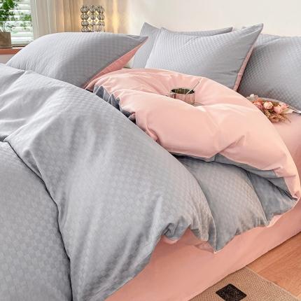 91家纺网 家纺一手货源 找家纺 （总）涵宸家纺 2023新款全棉提花菲比系列四件套