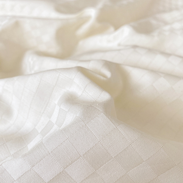 91家纺网 家纺一手货源 找家纺 涵宸家纺 2023新款全棉提花菲比系列四件套 菲比-白绿