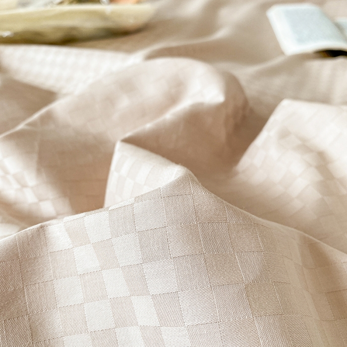 91家纺网 家纺一手货源 找家纺 涵宸家纺 2023新款全棉提花菲比系列四件套 菲比-莎灰