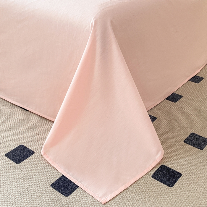 91家纺网 家纺一手货源 找家纺 涵宸家纺 2023新款全棉提花菲比系列四件套 菲比-珍珠粉