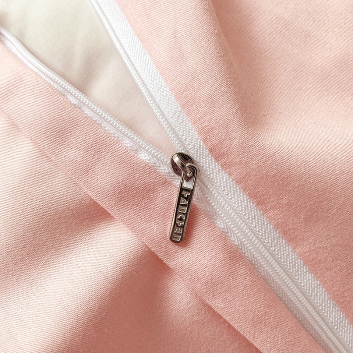 91家纺网 家纺一手货源 找家纺 涵宸家纺 2023新款全棉提花菲比系列四件套 菲比-珍珠粉