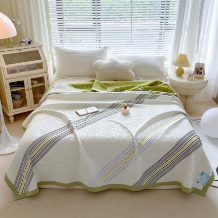 91家纺网 家纺一手货源 找家纺 （总）柏薇 2024新款三层纱A类针织夏凉被/盖毯