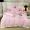 91家纺网 家纺一手货源 找家纺 易辰美 2024新款A类高克重水洗磨毛云柔棉刺绣四件套 樱花粉