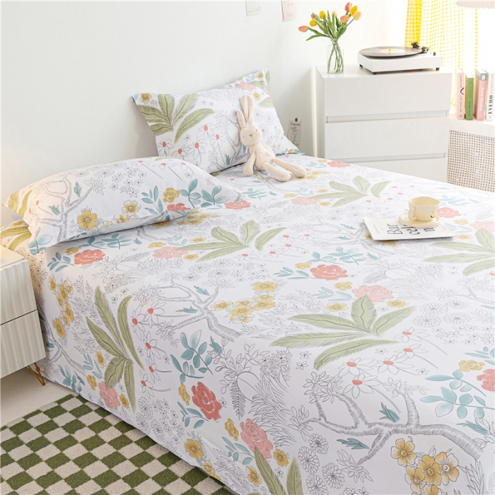 91家纺网 家纺一手货源 找家纺 首爱 2025新款竹纤维凉席三件套 浅香-绿