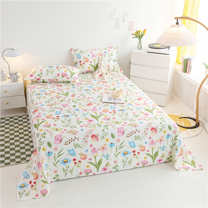 91家纺网 家纺一手货源 找家纺 首爱 2025新款竹纤维凉席三件套 微醺