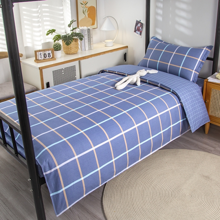 91家纺网 家纺一手货源 找家纺 乐旗 2023新款13372全棉三件套 达菲