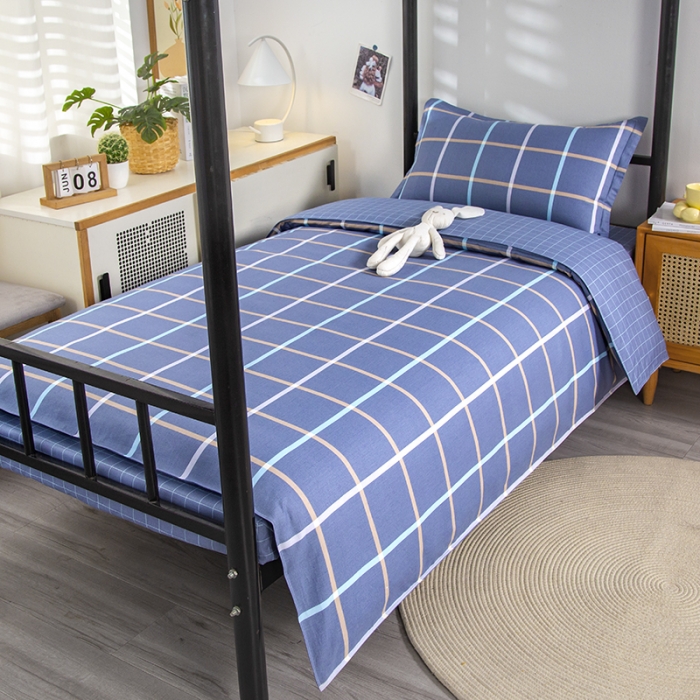 91家纺网 家纺一手货源 找家纺 乐旗 2023新款13372全棉三件套 达菲