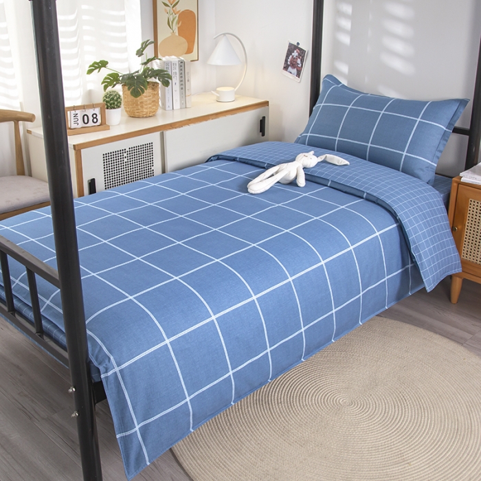 91家纺网 家纺一手货源 找家纺 乐旗 2023新款13372全棉三件套 格莱美