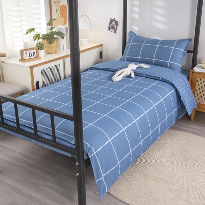 91家纺网 家纺一手货源 找家纺 乐旗 2023新款13372全棉三件套 格莱美