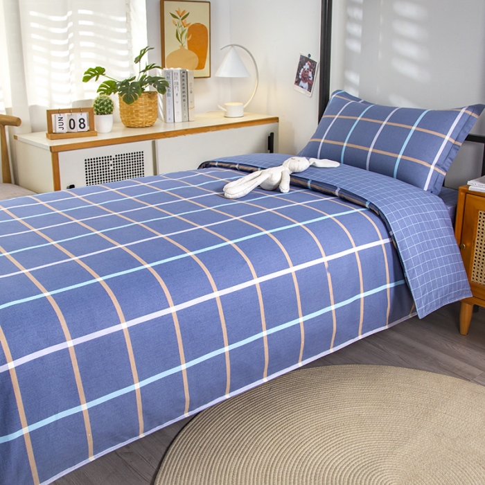 91家纺网 家纺一手货源 找家纺 乐旗 2023新款13372全棉三件套 达菲