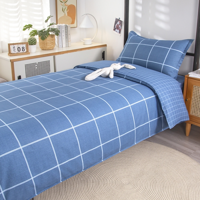 91家纺网 家纺一手货源 找家纺 乐旗 2023新款13372全棉三件套 格莱美