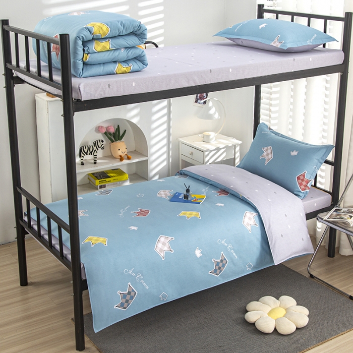 91家纺网 家纺一手货源 找家纺 乐旗 2023新款13372全棉三件套 皇冠假日