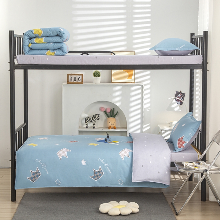 91家纺网 家纺一手货源 找家纺 乐旗 2023新款13372全棉三件套 皇冠假日