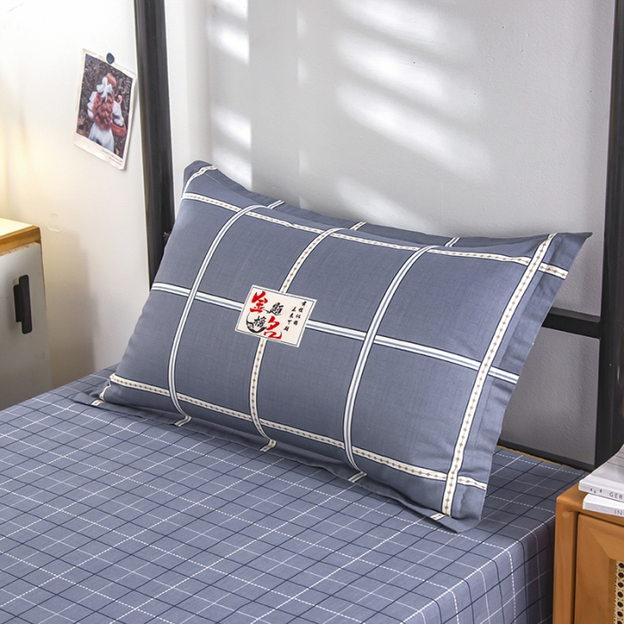 91家纺网 家纺一手货源 找家纺 乐旗 2023新款13372全棉三件套 金榜题名-灰