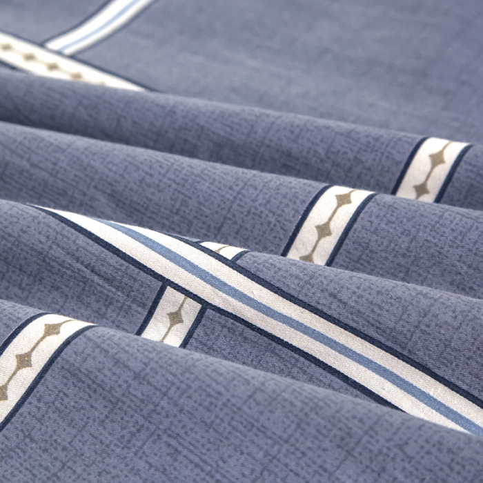 91家纺网 家纺一手货源 找家纺 乐旗 2023新款13372全棉三件套 金榜题名-灰