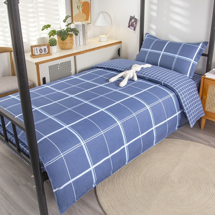 91家纺网 家纺一手货源 找家纺 乐旗 2023新款13372全棉三件套 千百度