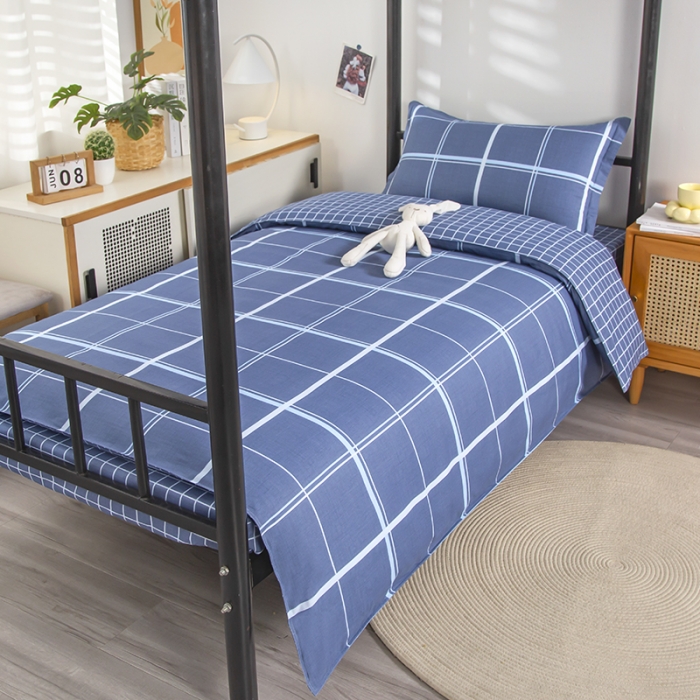 91家纺网 家纺一手货源 找家纺 乐旗 2023新款13372全棉三件套 千百度