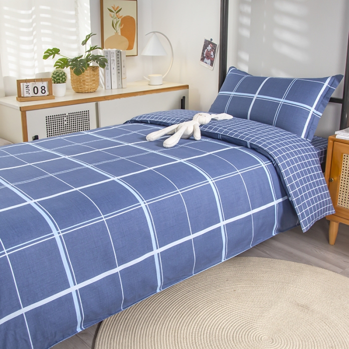 91家纺网 家纺一手货源 找家纺 乐旗 2023新款13372全棉三件套 千百度