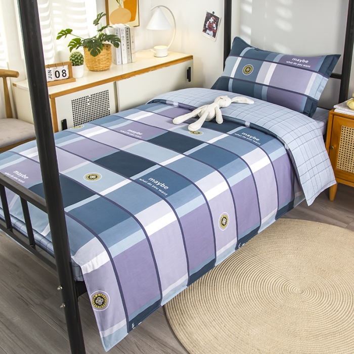 91家纺网 家纺一手货源 找家纺 乐旗 2023新款13372全棉三件套 瑞贝卡