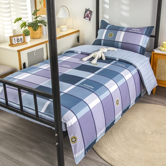 91家纺网 家纺一手货源 找家纺 乐旗 2023新款13372全棉三件套 瑞贝卡