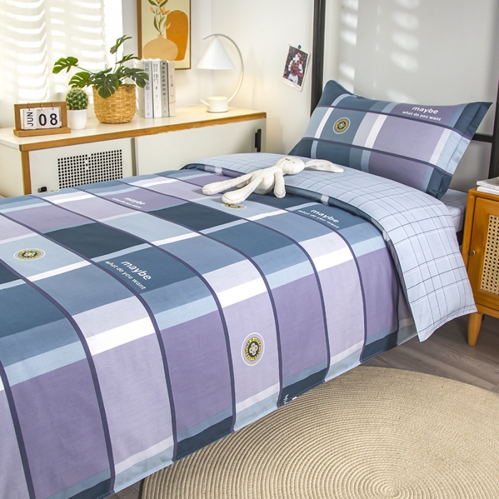 91家纺网 家纺一手货源 找家纺 乐旗 2023新款13372全棉三件套 瑞贝卡