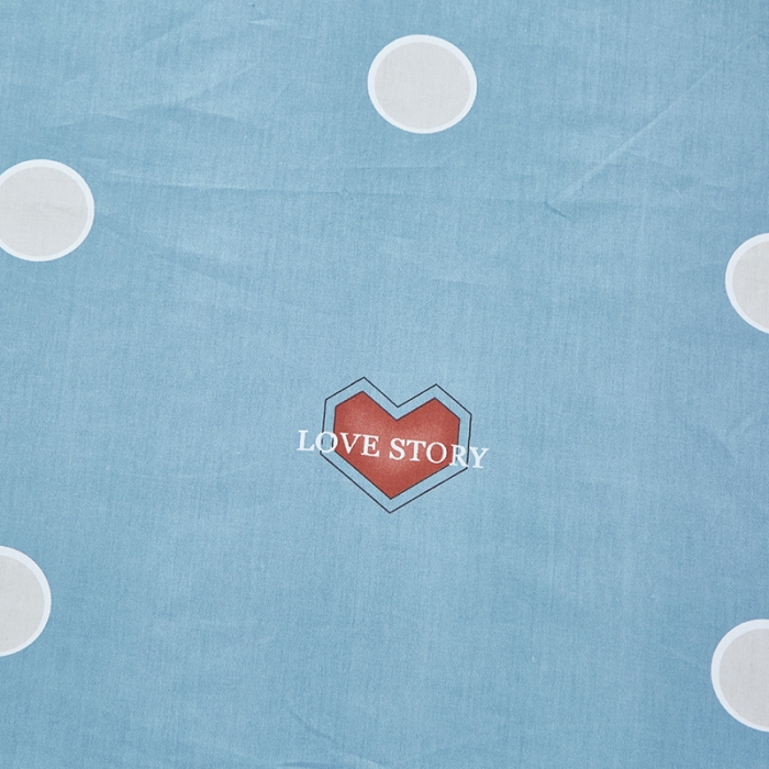 91家纺网 家纺一手货源 找家纺 晶缦家纺 2023新款全棉13372印花三件套 波点风尚兰