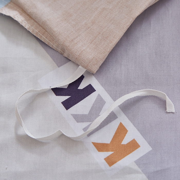 91家纺网 家纺一手货源 找家纺 晶缦家纺 2023新款全棉13372印花三件套 格致灰