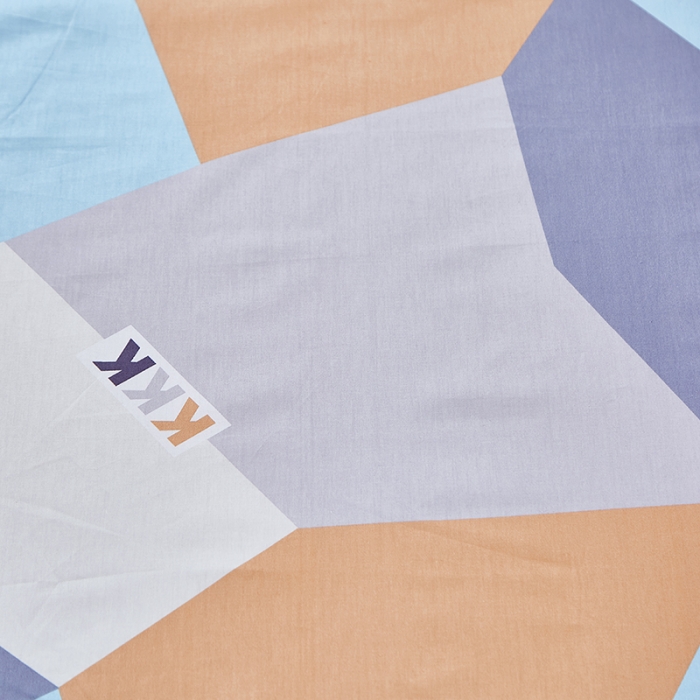 91家纺网 家纺一手货源 找家纺 晶缦家纺 2023新款全棉13372印花三件套 格致灰