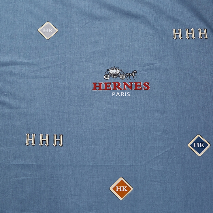 91家纺网 家纺一手货源 找家纺 晶缦家纺 2023新款全棉13372印花三件套 卡尔夫蓝