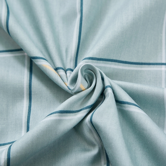 91家纺网 家纺一手货源 找家纺 晶缦家纺 2023新款全棉13372印花三件套 卡夫绿