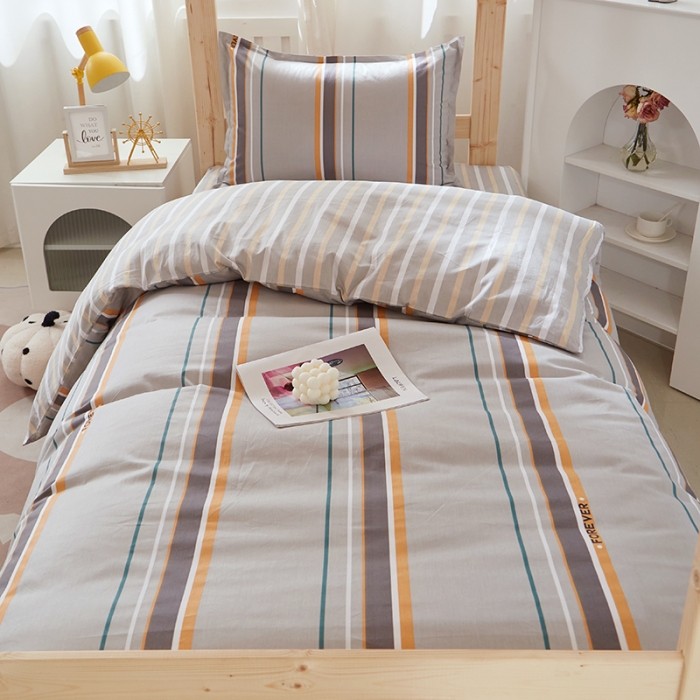 91家纺网 家纺一手货源 找家纺 晶缦家纺 2023新款全棉13372印花三件套 欧丽灰