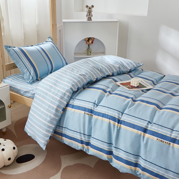 91家纺网 家纺一手货源 找家纺 晶缦家纺 2023新款全棉13372印花三件套 欧丽蓝