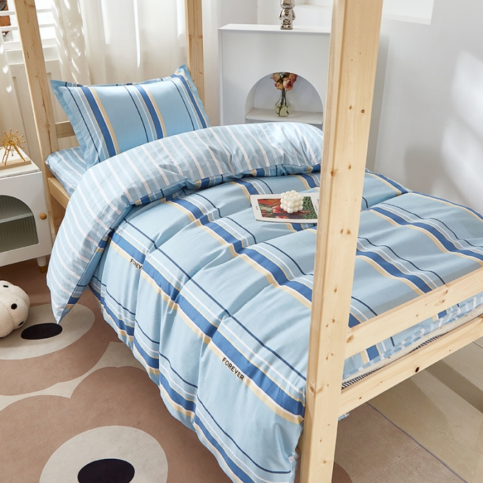 91家纺网 家纺一手货源 找家纺 晶缦家纺 2023新款全棉13372印花三件套 欧丽蓝