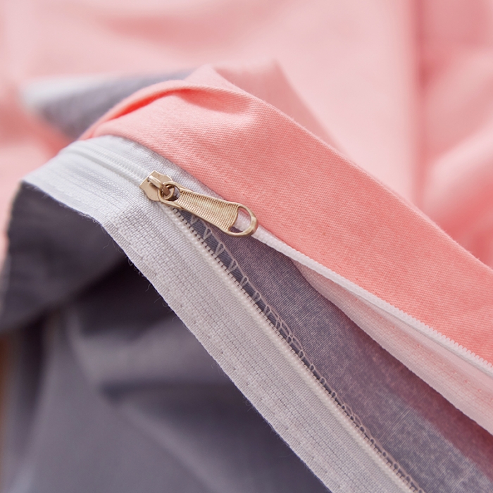 91家纺网 家纺一手货源 找家纺 晶缦家纺 2023新款全棉13372印花三件套 小星星粉