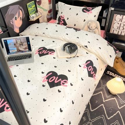 HL原创 2023新款学生季宿舍套件三件套 城市之恋