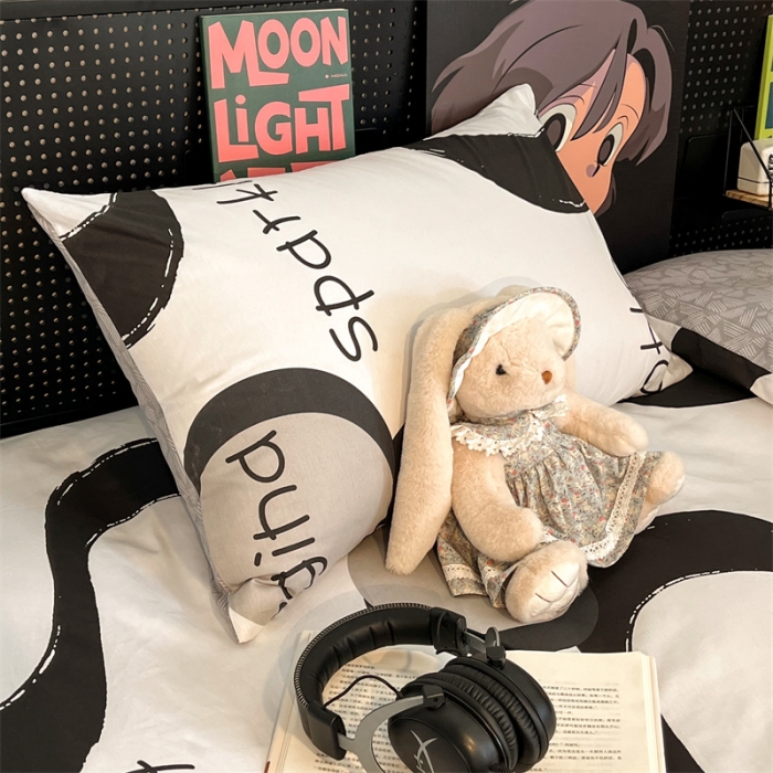 91家纺网 家纺一手货源 找家纺 HL原创 2023新款学生季宿舍套件三件套 简爱